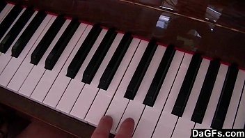 [ 720p, cumshot video, 05:00 ] she must fuck the teacher to have a piano lesson