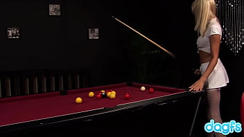 [ 1080p, cumshot video, 10:28 ] busty natasha marley sucks and fucks on a pool table
